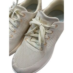 Kizik Lima Slip on Lace Sneakers Cream knit Unisex